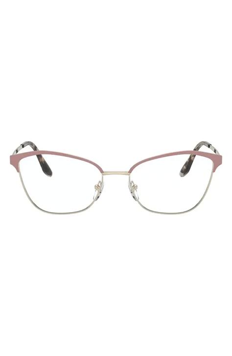 prada pink cateye optical glasses|Prada 52mm cat eye sunglasses.